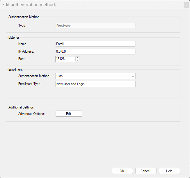 login app authentication enrollment