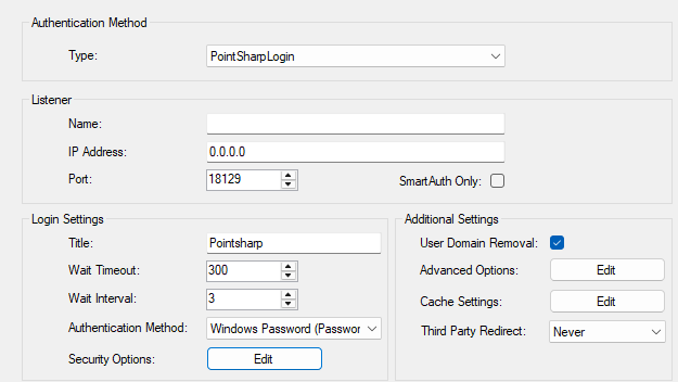 login app authentication method