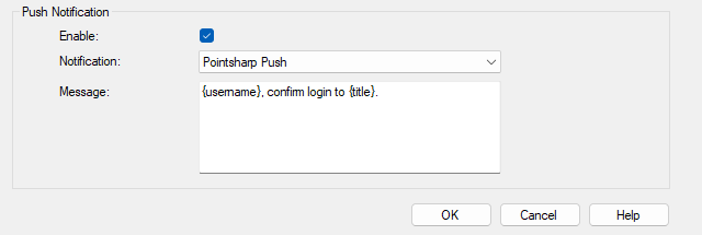 login app push
