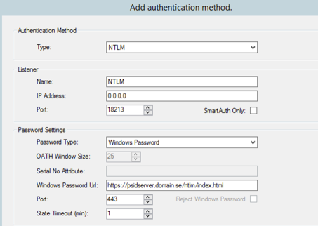 ntlm add authentication