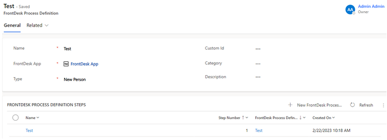 FrontDeskProcessDefinition