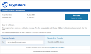 mail template sender