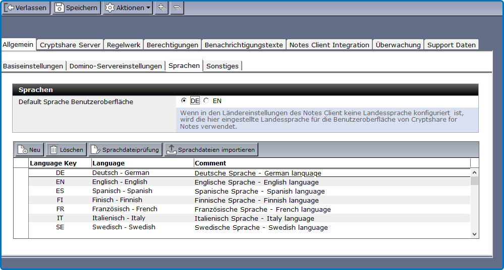 Conf language de