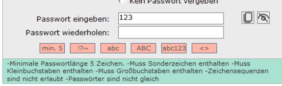 Passwort de