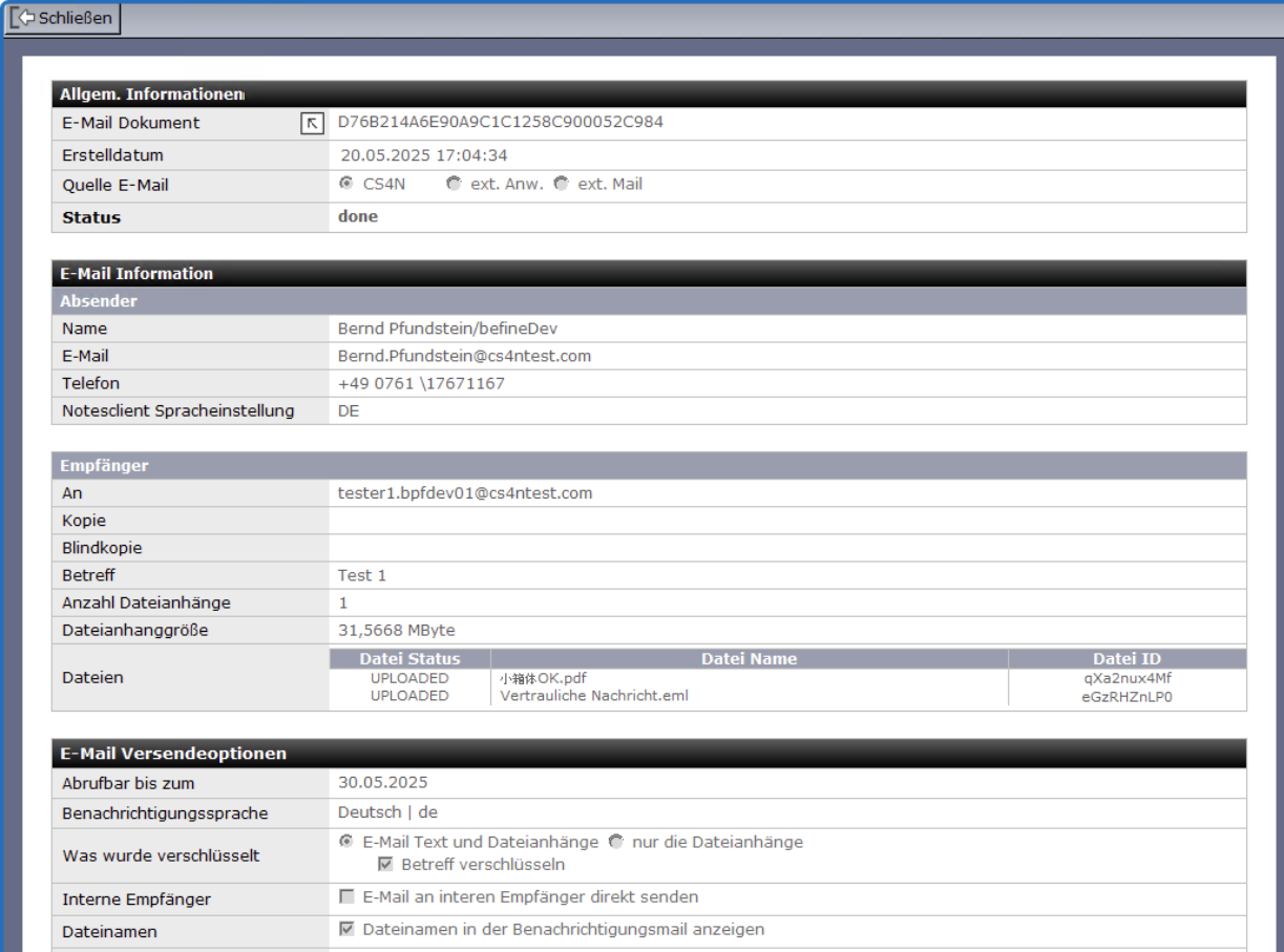 Status document DE