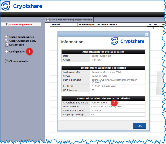 Forwarder Info Box EN