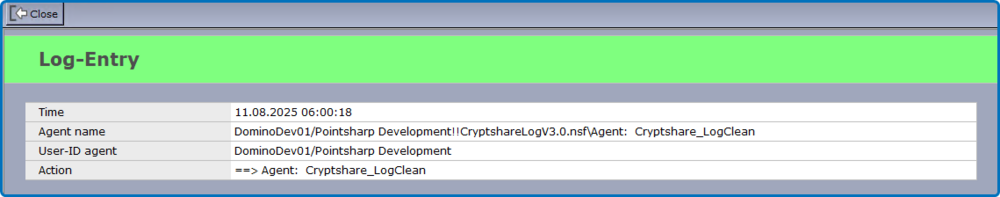 Log Entry EN