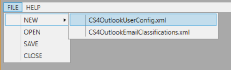 admin create config
