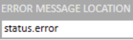 admin sms error location