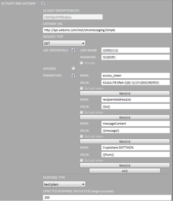 admin sms websms