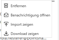 download show import