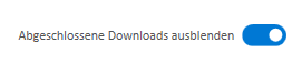 icon hide downloads