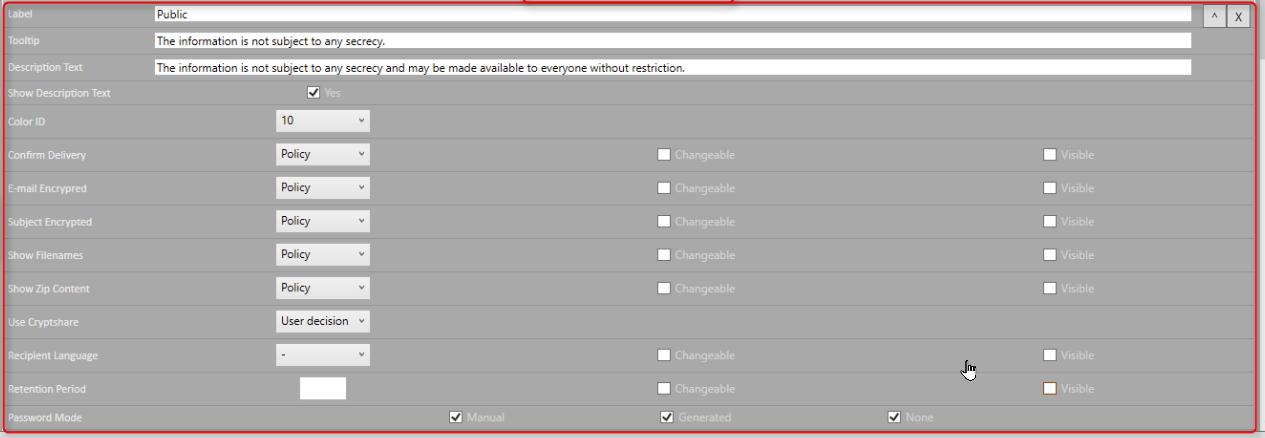 email classification add