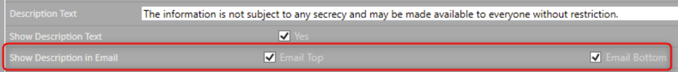 email classification description email