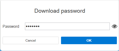 Password download