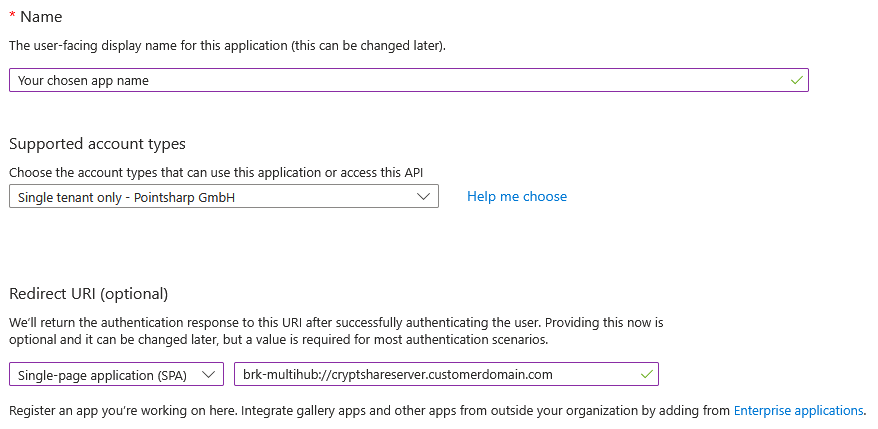 ms graph app reg param