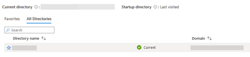 CurrentEntraDirectory