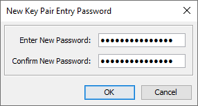 Keystore explorer keypair password