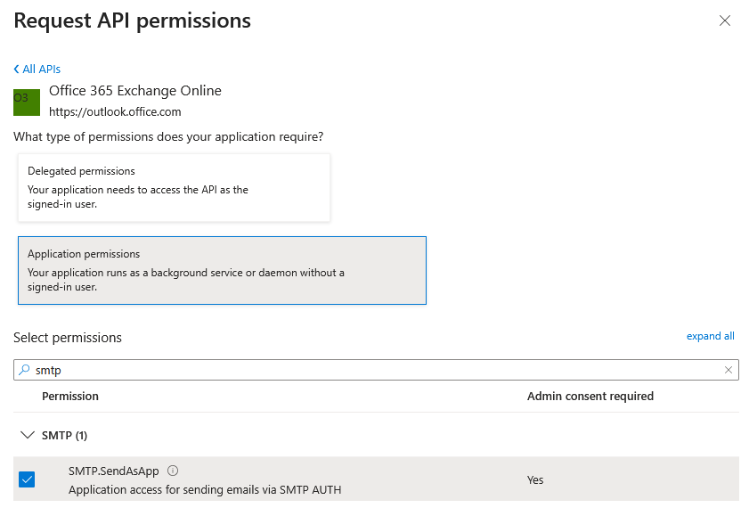 Smtp sendasapp