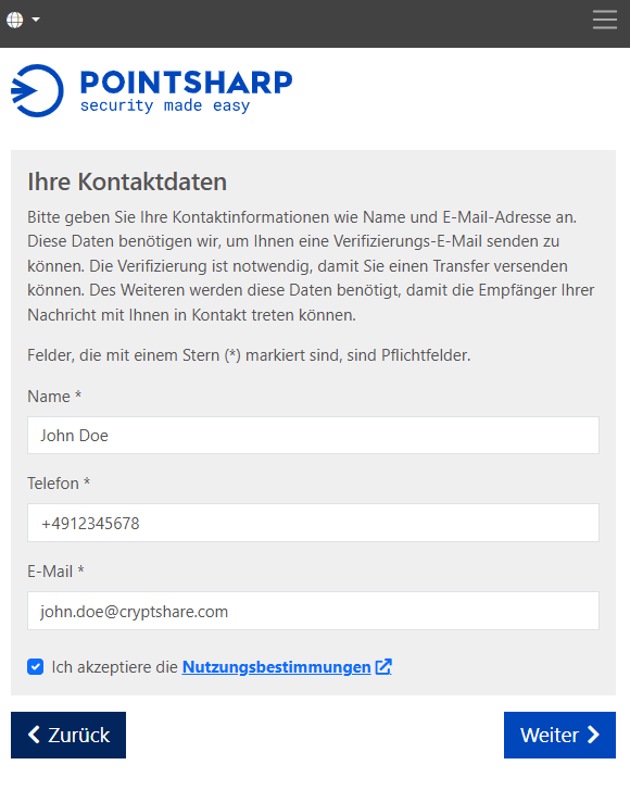 provide contact