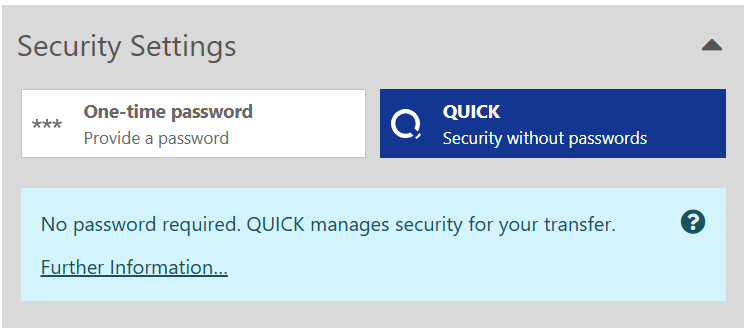 quick send established