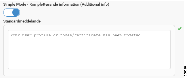 Activating Simple Mode