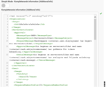 Deactivating Simple Mode
